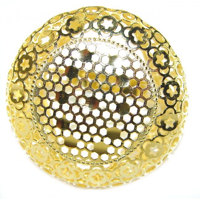 Adeline 14k Gold over .925 Sterling Silver ring s. 9 1/4 - photo 2