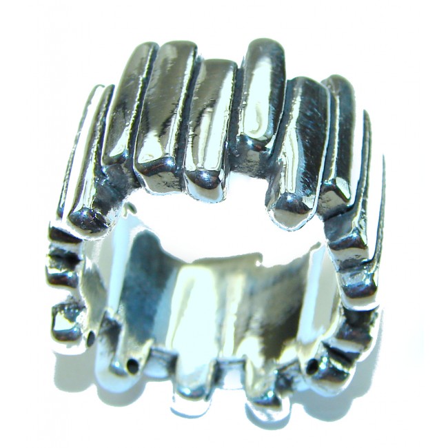 Natural Beauty Italy Made Silver Sterling Silver ring s. 6 1/4 - photo 2