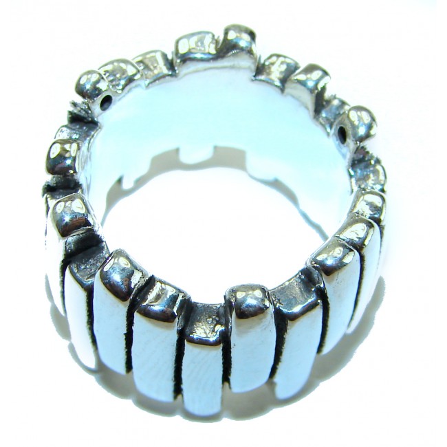 Natural Beauty Italy Made Silver Sterling Silver ring s. 6 1/4 - photo 1