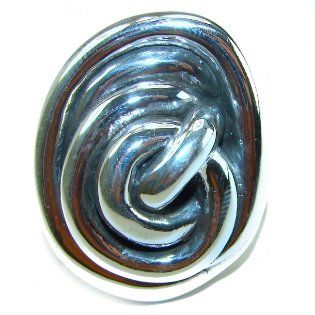 Ariadne's Thread Italy Made Silver Sterling Silver ring s. 5 3/4