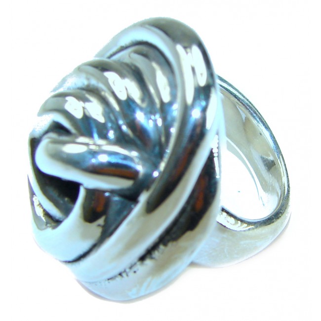 Ariadne's Thread Italy Made Silver Sterling Silver ring s. 5 3/4