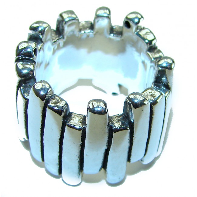 Natural Beauty Italy Made Silver Sterling Silver ring s. 6 1/4 - photo 1