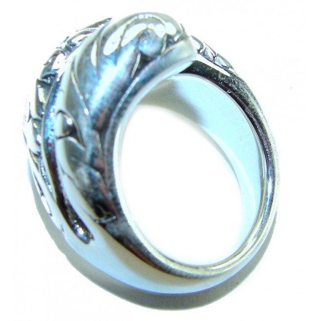 Natural Beauty Italy Made Silver Sterling Silver ring s. 8 - photo 1