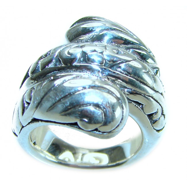 Natural Beauty Italy Made Silver Sterling Silver ring s. 7 - photo 2