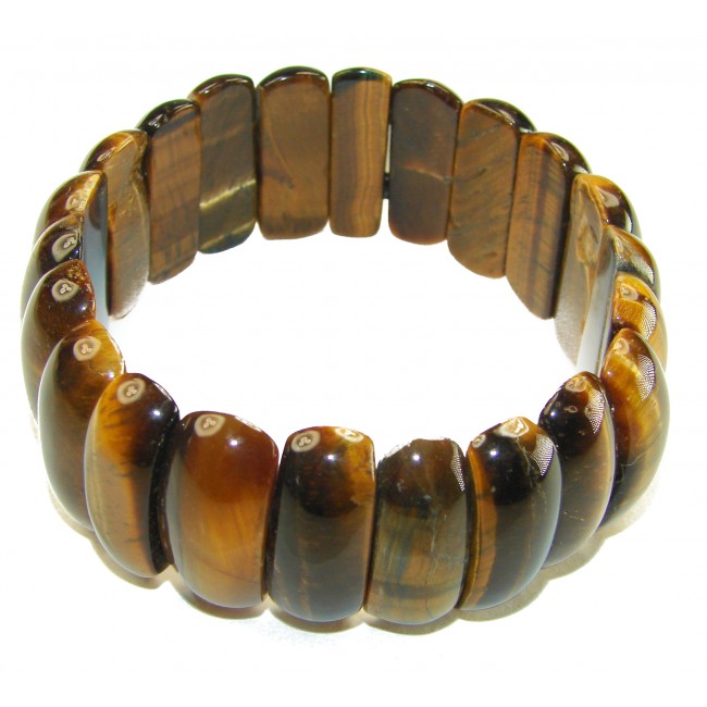 Large 66.5 grams AAAAA BEST QUALITY Golden Tigers Eye handcrafted streach Bracelet