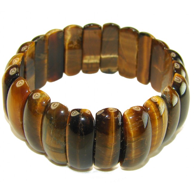 Large 66.5 grams AAAAA BEST QUALITY Golden Tigers Eye handcrafted streach Bracelet
