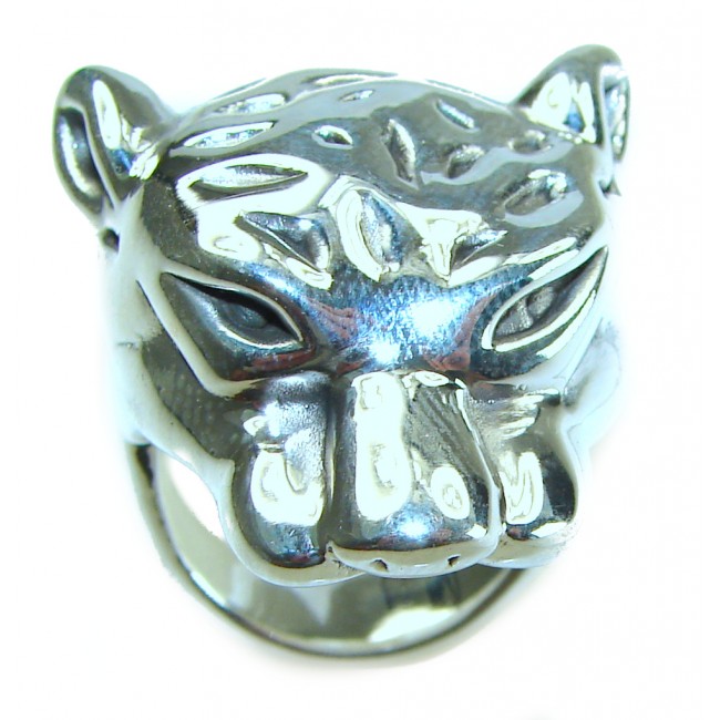 Gephard authentic .925 Sterling Silver handmade Statement Ring s. 8