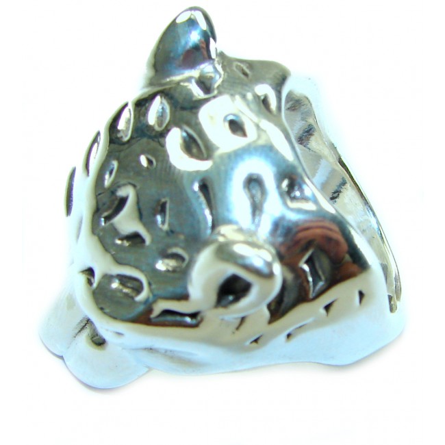 Gephard authentic .925 Sterling Silver handmade Statement Ring s. 8