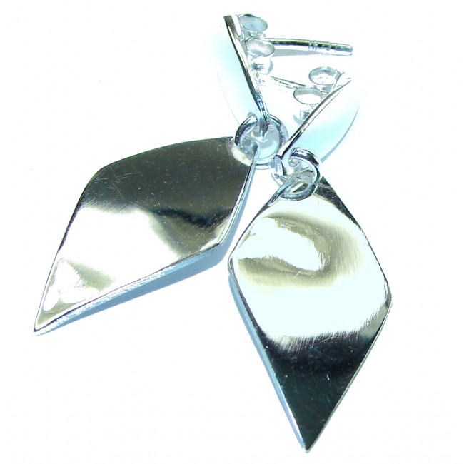 Silver EXTRAVAGANZA Italy made .925 Sterling Silver Earrings - photo 2