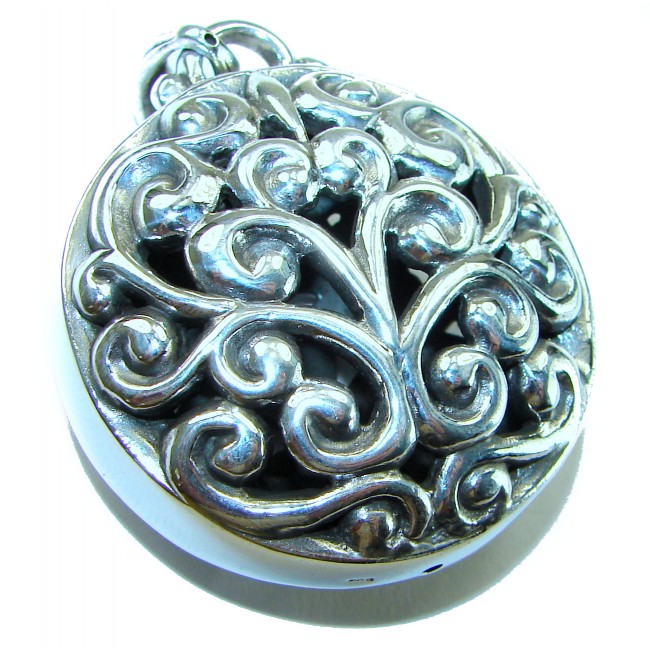 Sterling Beauty .925 Silver Bali handmade Pendant - photo 4