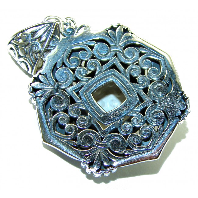 Majestic .925 Sterling Silver handmade Bali style Pendant - photo 1