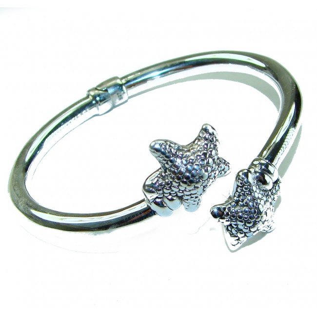 Seaside Italy made Starfish Bracelet in best quality .925 Sterling Silver - photo 3
