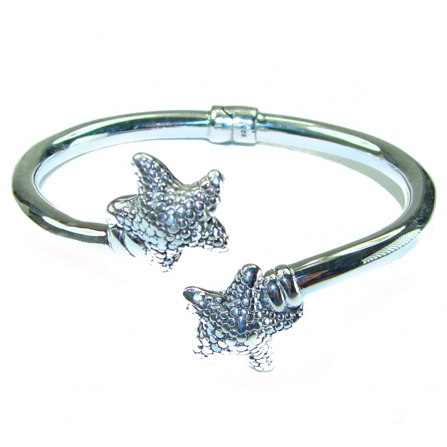 Seaside Italy made Starfish Bracelet in best quality .925 Sterling Silver - photo 2