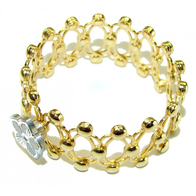 Retractable Ring And Bracelet for Women - Unique Boho 14K Gold over .925 Sterling silver Ring - Bracelet