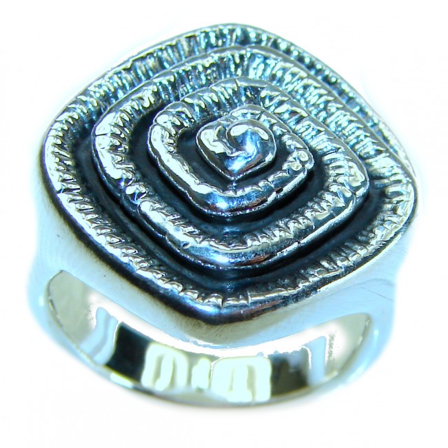 Natural Beauty Italy Made Silver Sterling Silver ring s. 6 - photo 3