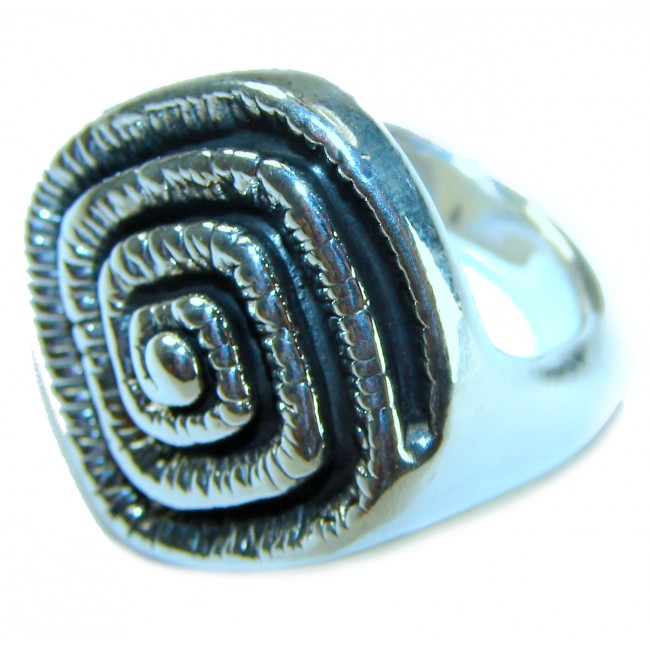 Natural Beauty Italy Made Silver Sterling Silver ring s. 6 - photo 1