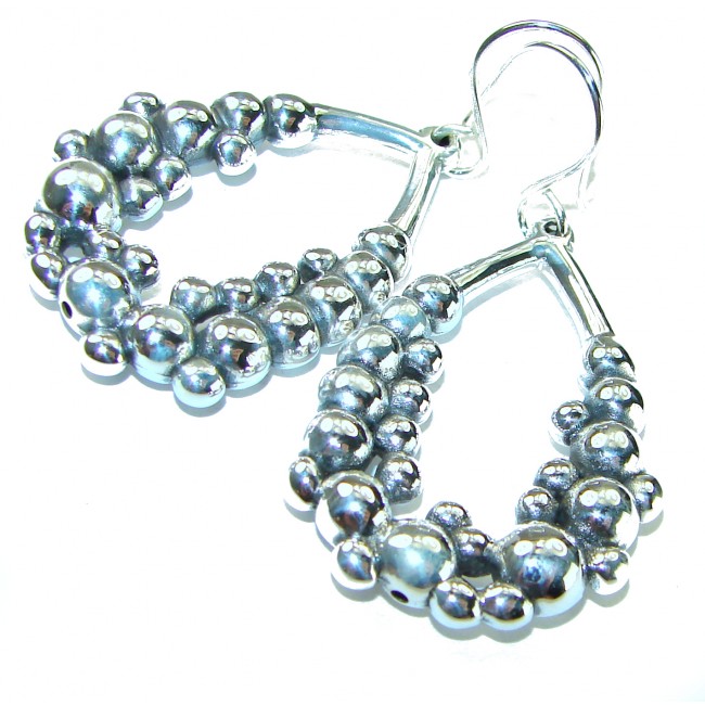 Fancy .925 Sterling Silver Italy made Earrings