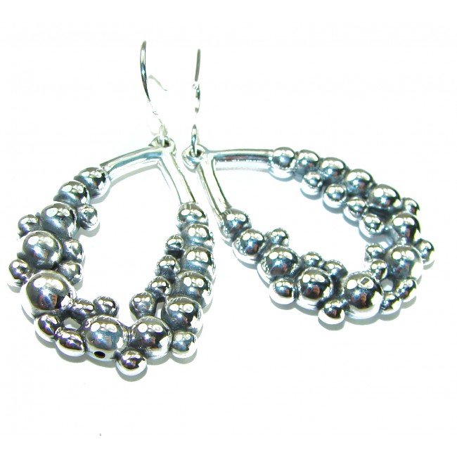 Fancy .925 Sterling Silver Italy made Earrings