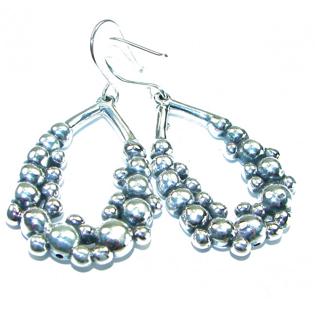 Fancy .925 Sterling Silver Italy made Earrings