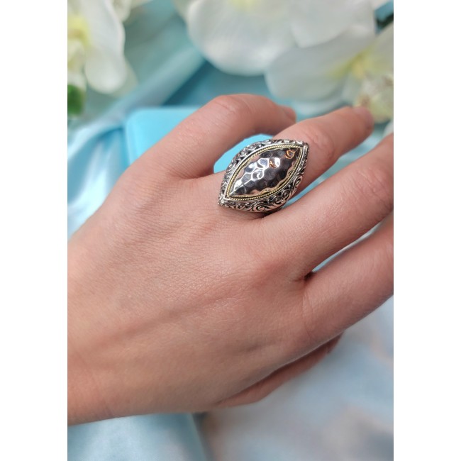 Solid Bali made .925 Sterling Silver ring size 7