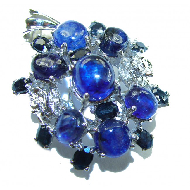 Malibu Authentic 8.5 carat African Kyanite .925 Sterling Silver handmade pendant