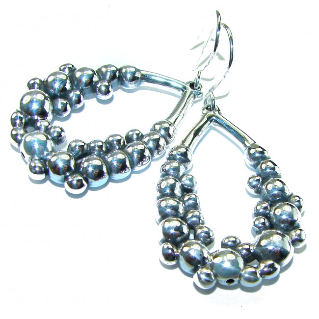 Fancy .925 Sterling Silver Italy made Earrings