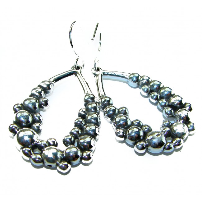 Fancy .925 Sterling Silver Italy made Earrings
