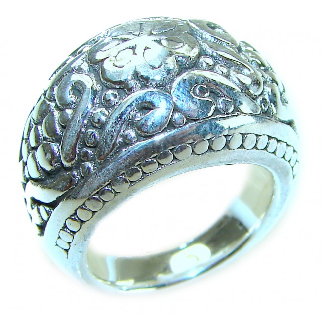 Precious - Bali made .925 Sterling Silver handcrafted Ring s. 6 3/4