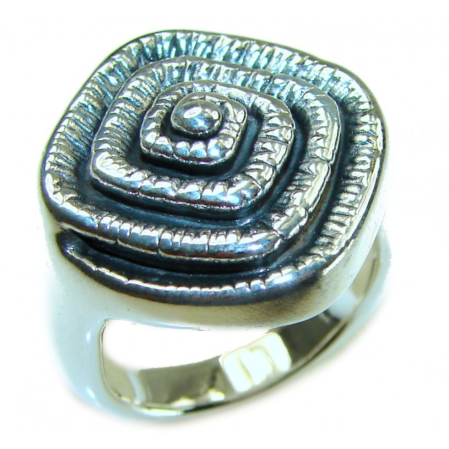 Natural Beauty Italy Made Silver Sterling Silver ring s. 8 - photo 3