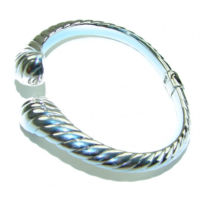 Italy made Bracelet in best quality highly polished .925 Sterling Silver - photo 1