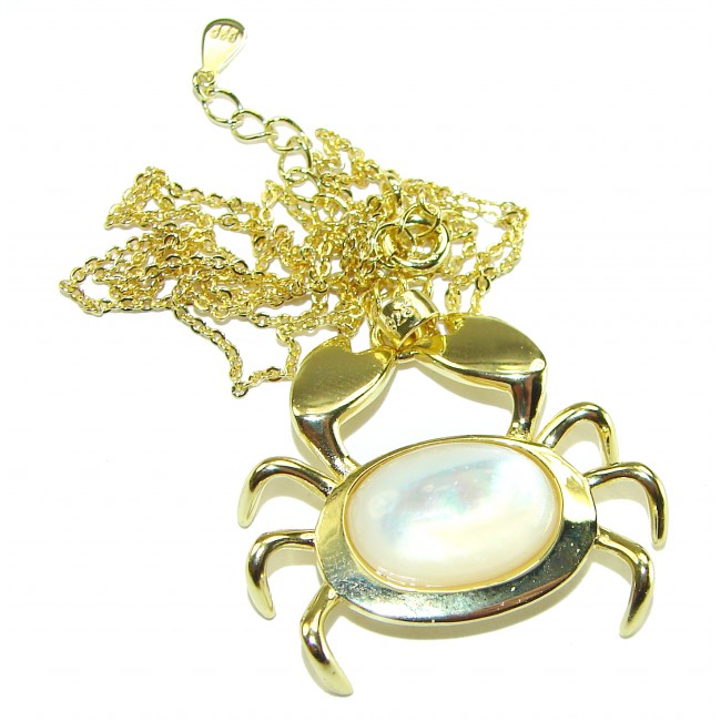 Precious Magic Crab 18K Gold over .925 Sterling Silver Necklace - photo 3