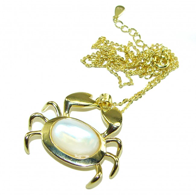 Precious Magic Crab 18K Gold over .925 Sterling Silver Necklace - photo 2