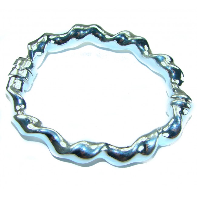 Precious Italy made Authentic .925 Sterling Silver handmade Bracelet - photo 3