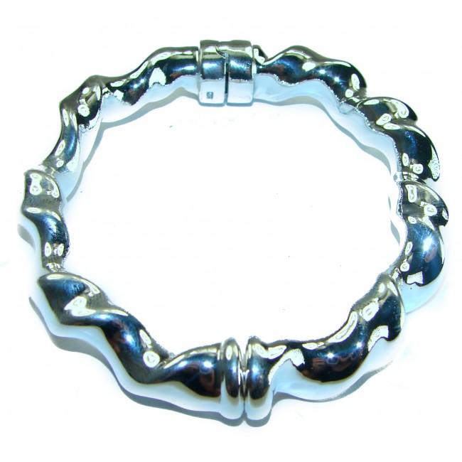 Precious Italy made Authentic .925 Sterling Silver handmade Bracelet - photo 2