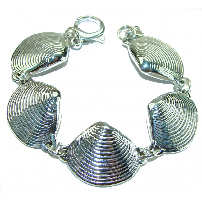 Ocean Shells - Italy made Bracelet in best quality .925 Sterling Silver - photo 2