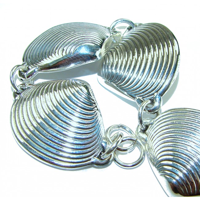 Ocean Shells - Italy made Bracelet in best quality .925 Sterling Silver - photo 1