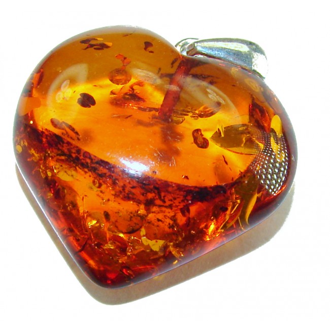 Mom's Love amazing quality Baltic Amber .925 Sterling Silver handmade pendant