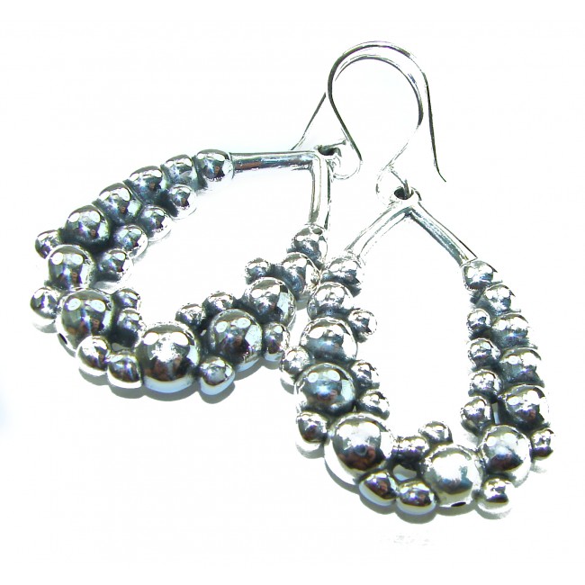 Fancy .925 Sterling Silver Italy made Earrings