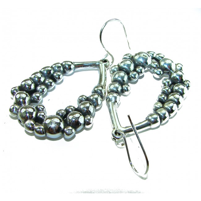 Fancy .925 Sterling Silver Italy made Earrings