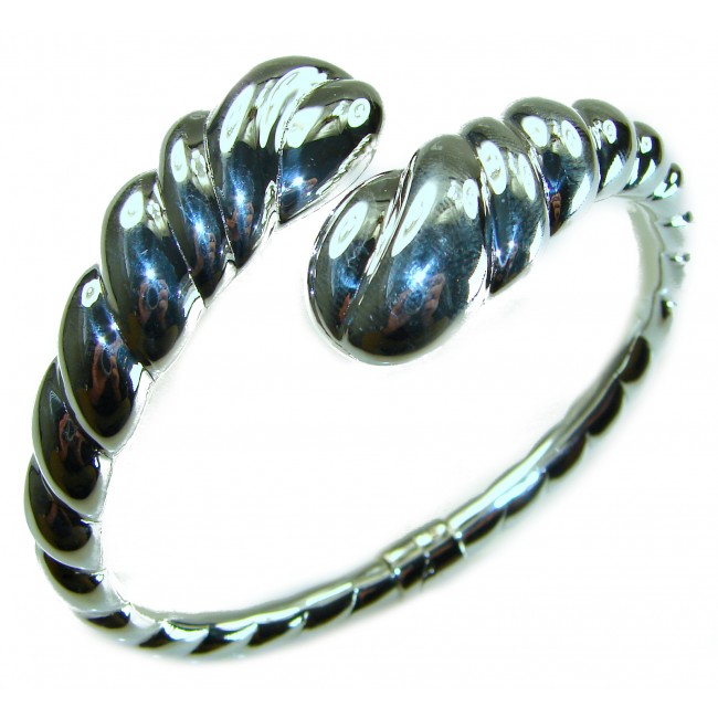 Italy made Bracelet in best quality highly polished .925 Sterling Silver - photo 4