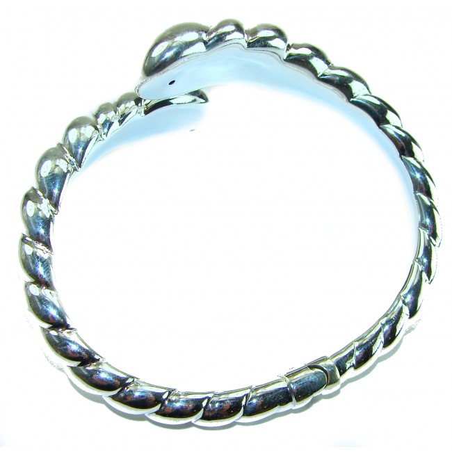 Italy made Bracelet in best quality highly polished .925 Sterling Silver - photo 2