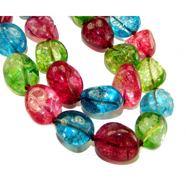 Infinity authentic 149.5 carat Brazilian Tourmaline .925 Sterling Silver handcrafted necklace