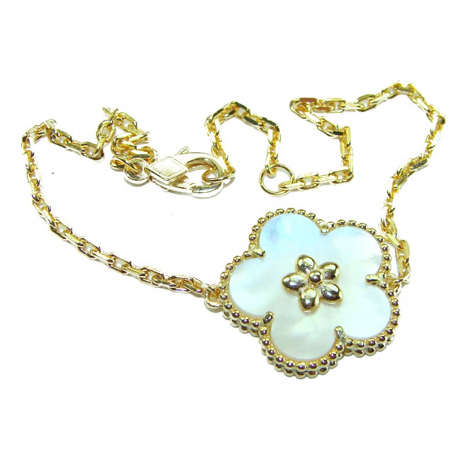 Fantastic Blister Pearl 14K Gold over .925 Silver handmade Bracelet - photo 3