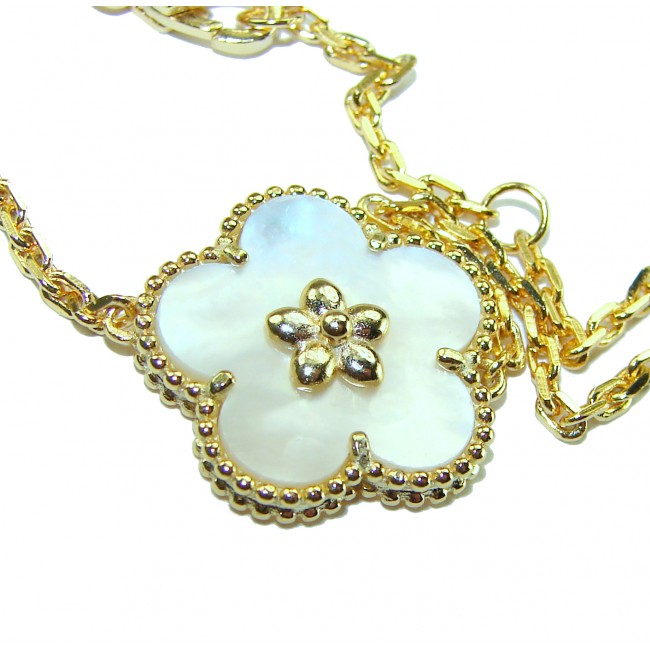 Fantastic Blister Pearl 14K Gold over .925 Silver handmade Bracelet - photo 1