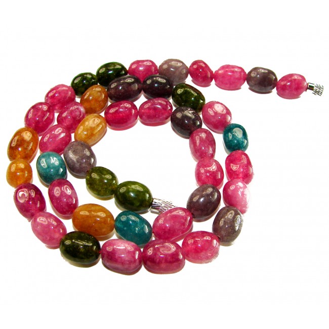 Infinity authentic 79.5 carat Brazilian Tourmaline .925 Sterling Silver handcrafted necklace