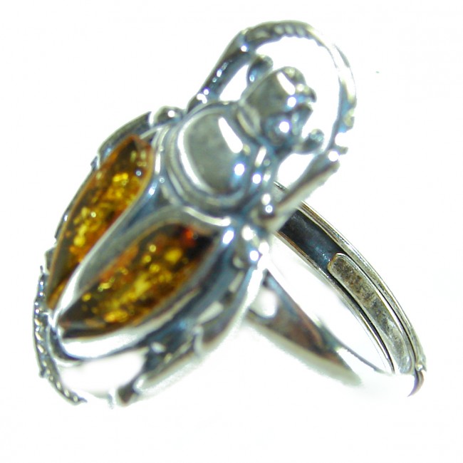 Rainbow Moonstone .925 Sterling Silver handmade ring s. 7 adjustable