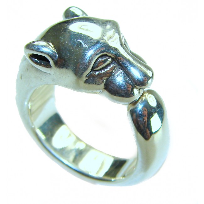 Gephard authentic .925 Sterling Silver handmade Statement Ring s. 10