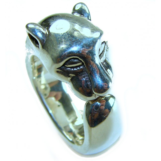 Gephard authentic .925 Sterling Silver handmade Statement Ring s. 10