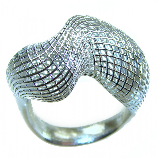 Eternity Bali made .925 Sterling Silver ring size 7 1/4 - photo 2