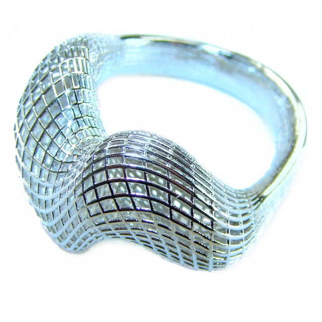 Eternity Bali made .925 Sterling Silver ring size 7 1/4 - photo 1